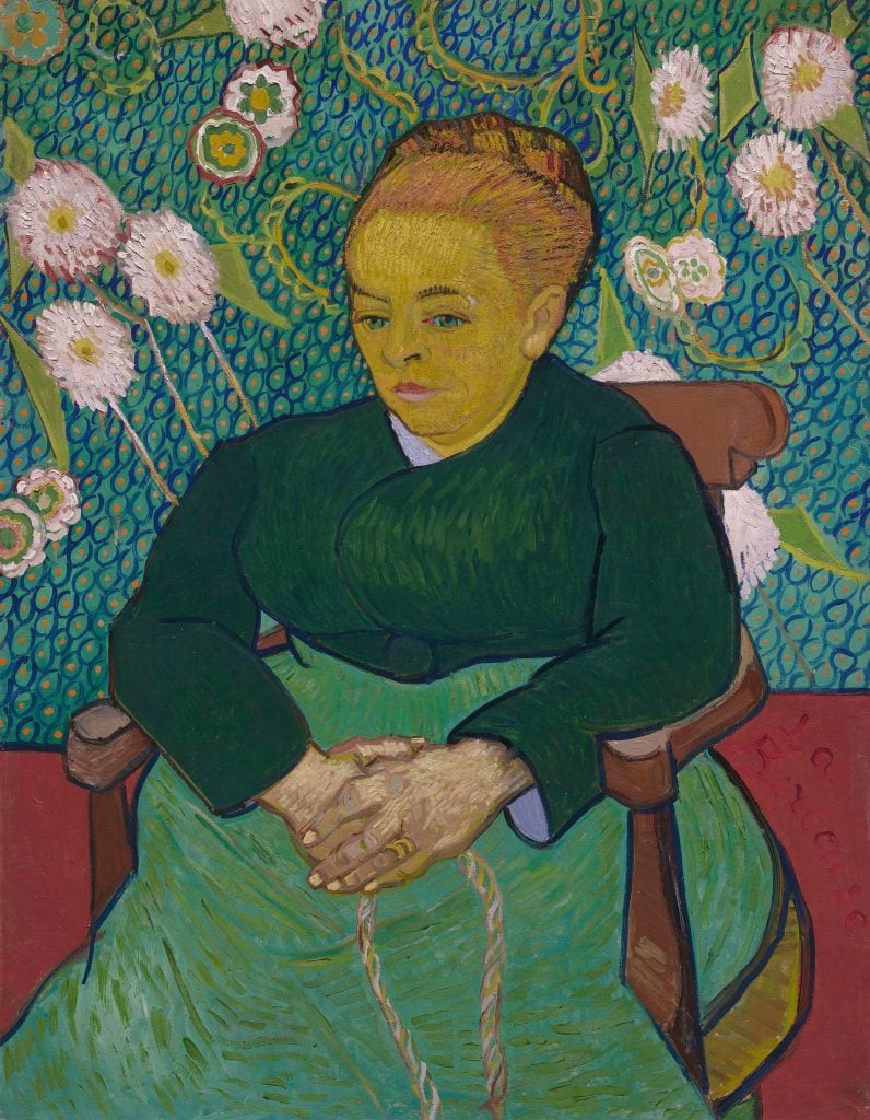 Vincent van Gogh, Lullaby: Madame Augustine Roulin Rocking a Cradle (1889). Collection of the Museum of Fine Arts, Boston, bequest of John T. Spaulding.