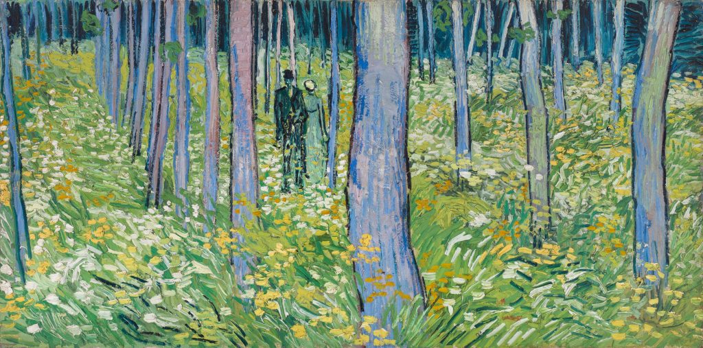 Vincent van Gogh, Undergrowth with Two Figures (1890). Collection of the Cincinnati Art Museum, bequest of Mary E. Johnston, 1967.