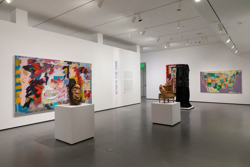 Installation view, "Now Is the Time: Recent Acquisitions to the Contemporary Collection" at the Baltimore Museum of Art, 2021.