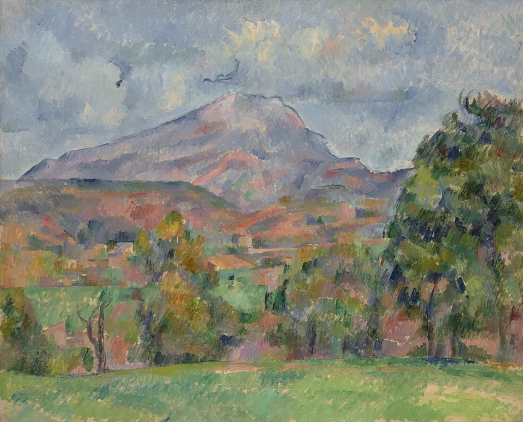 Paul Cezanne, <i>La Montagne Sainte-Victoire</i> (ca. 1888-1890). Courtesy of Christie's Images, Ltd.