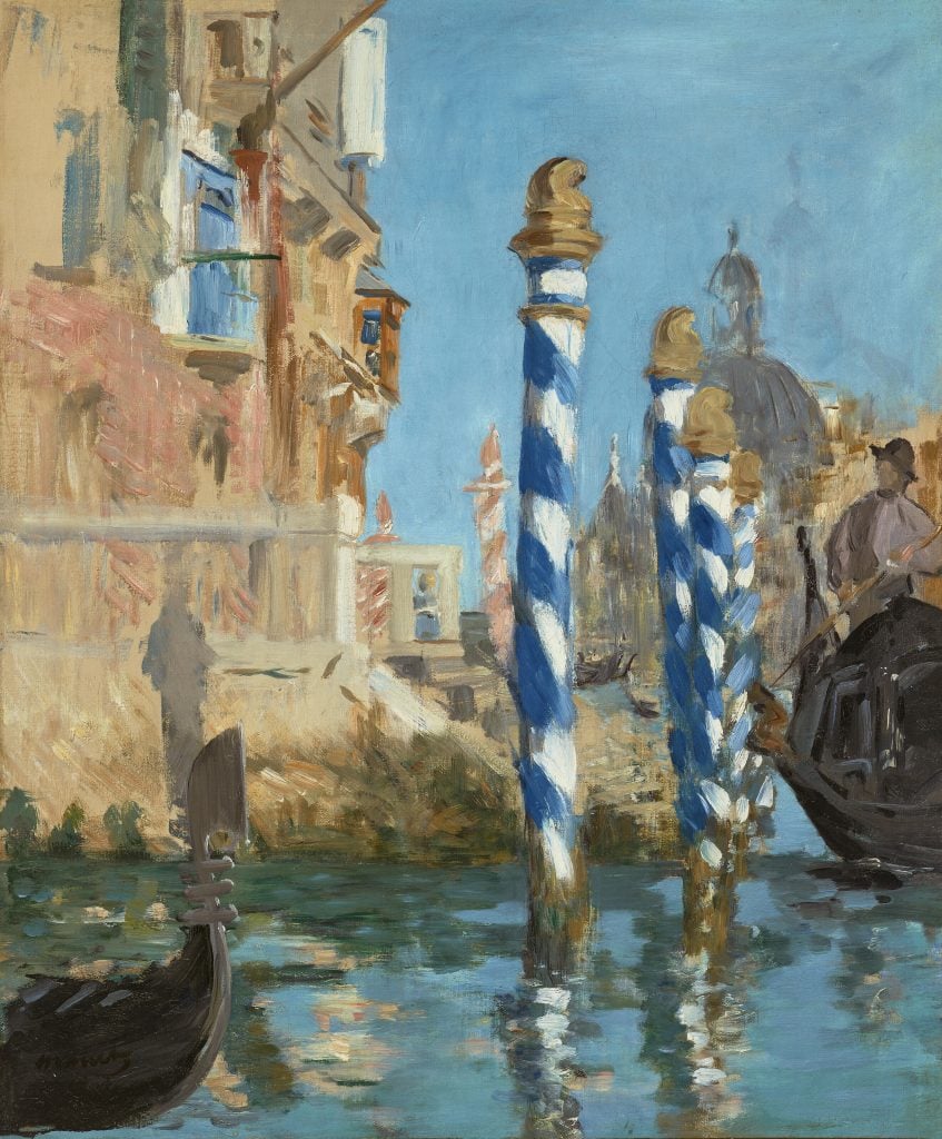 Édouard Manet, <i>Le Grand Canal à Venise</i> (1874). Courtesy of Christie's Images, Ltd.