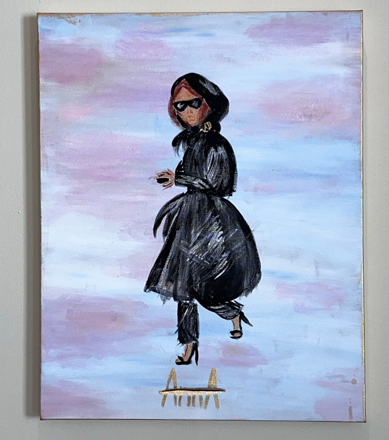 Anna Delvey Is Debuting New Paintings At A Secret Miami Party And   Delvey Prowling In Prada Hi Res 1358x1536 