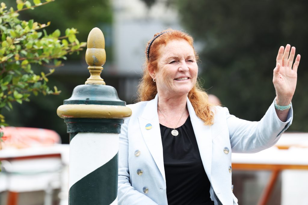 Sarah Ferguson, Duchess of York in Venice, Italy. Photo by Stefania D'Alessandro/Getty Images.