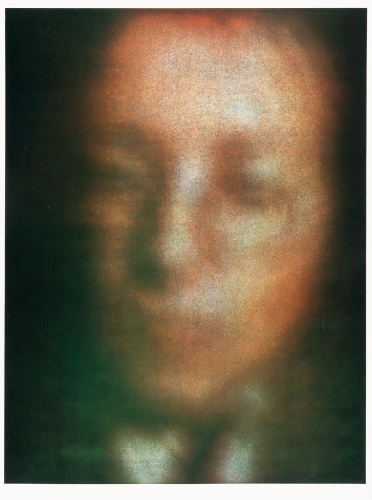 Gerhard Richter, Heiner Friedrich (nach einem Foto von Brigid Polk) (1970). Est. $2,500–$3,500.