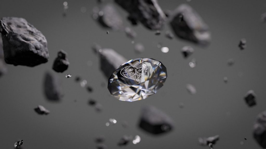 Detail of a diamond from the HE(ART) Diamond Collection. Photo: Courtesy of Pablo Lücker.