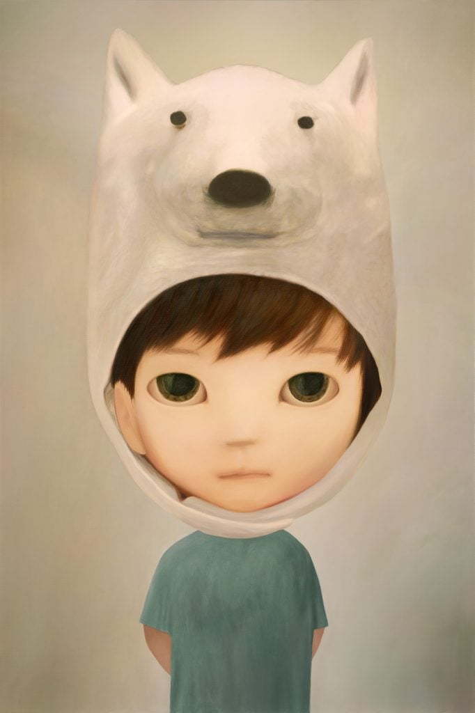 Mayuka Yamamoto, <i>White dog boy</i> (2018). Courtesy of Phillips. 