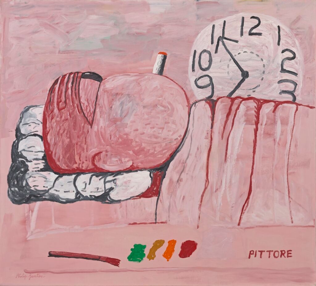 Philip Guston, Pittore (1973). Photograph by Genevieve Hanson © The Estate of Philip Guston. The Metropolitan Museum of Art. Promised Gift of Musa Guston Mayer