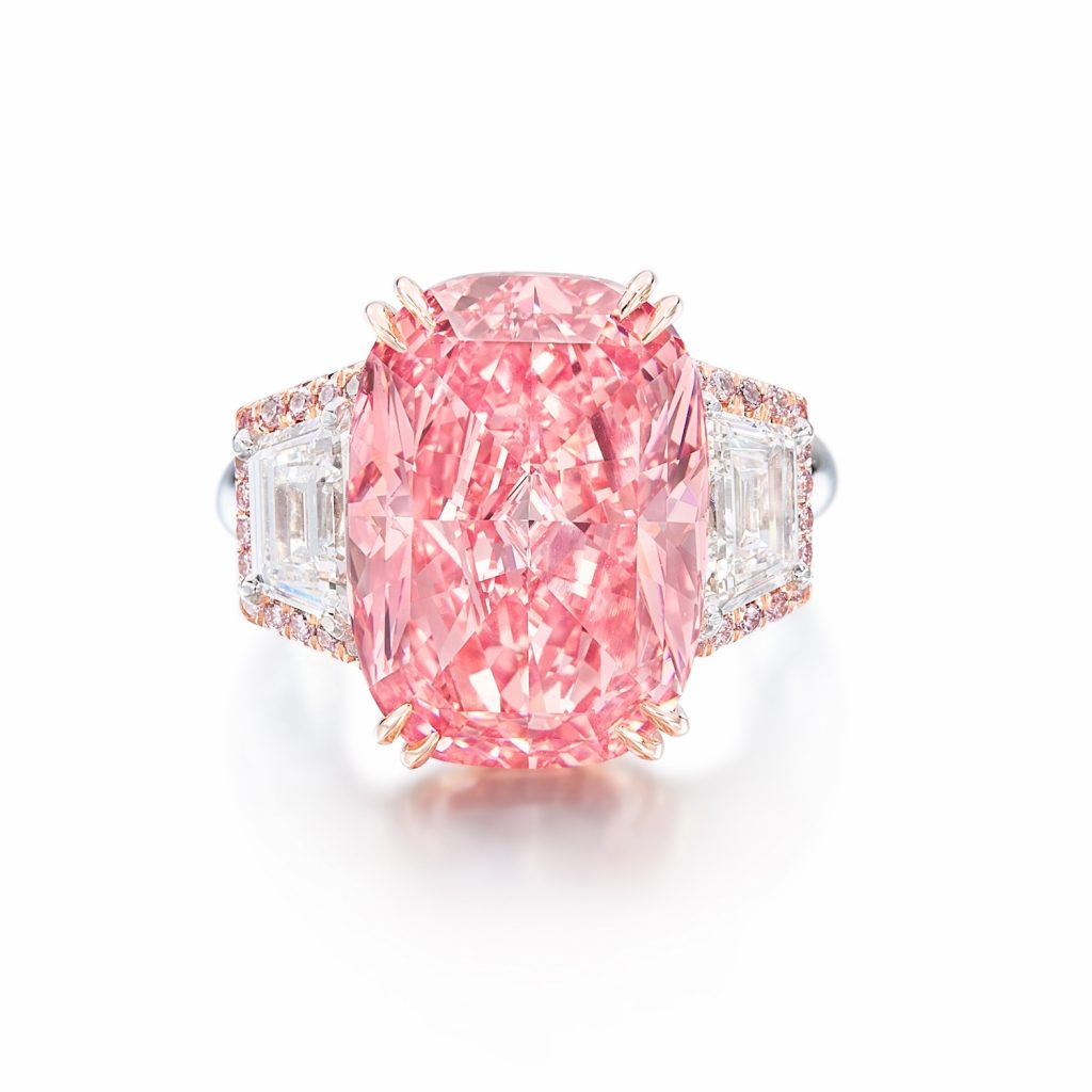 The Williamson pink star diamond. Image courtesy Sotheby's.