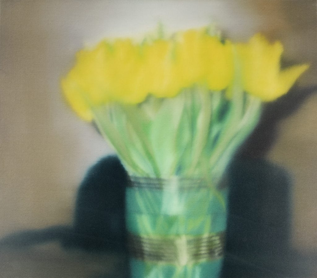 Gerhard Richter, Tulips (P17) (2017). Est. $6,000–$8,000.