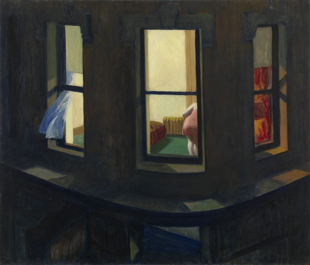 Edward Hopper, <em>Night Windows</em> (1928). Collection of the Museum of Modern Art, New York. 