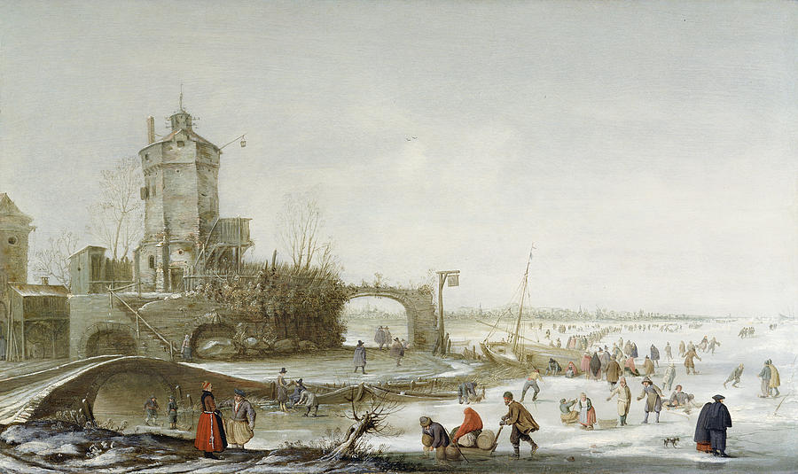 Hendrick Avercamp, Winter Landscape with Skater and Other Figures. Thieves stole the painting from Robert and Helen Stoddard in 1978, but the couple promised it to the Worcester Museum of Art.