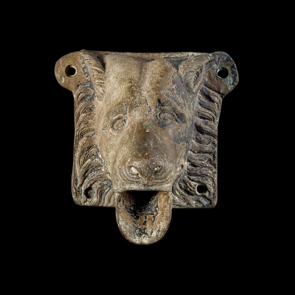 Roman Bronze Protome Spout (ca. 2nd Century C.E.). On offer from Sotheby's, this object was previously photographed in the archives of known antiquities looter Giacomo Medici. Photo courtesy of Sotheby's London.