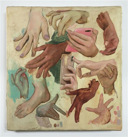 Asgar/Gabriel, give me your hand I (2022). Courtesy of Galerie Ernst Hilger.