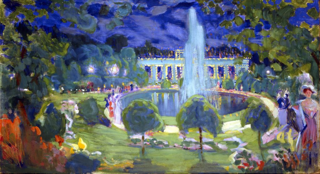 Oleksandr (Alexander) Hausch, <i>Fountains</i> (1908). Courtesy of the Kyiv National Art Gallery. 