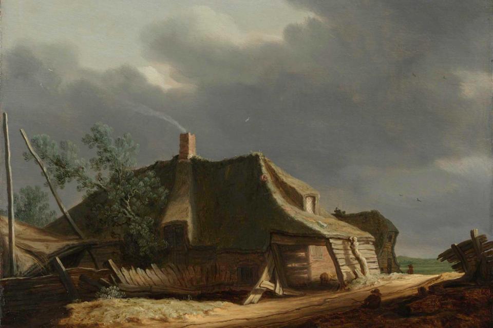 Salomon van Ruysdael, <em>Landscape with Farmhouse</em> (ca. 1628). Collection of the Frick Collection, New York, gift of Kathleen Feldstein in memory of Martin Feldstein.