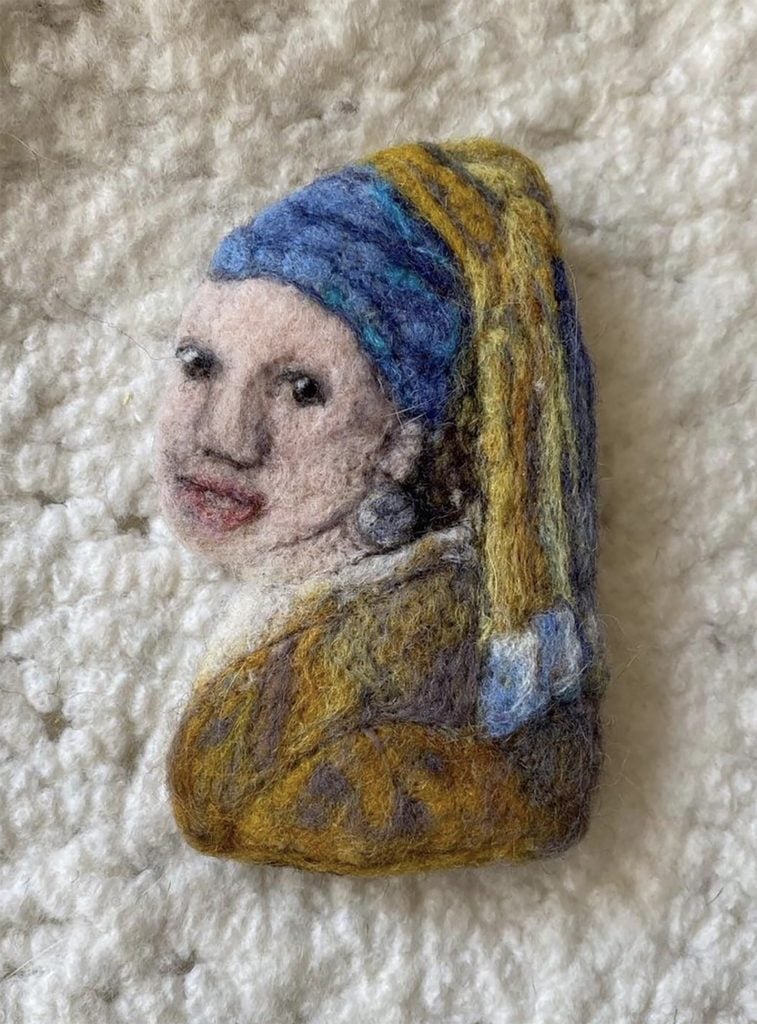 @giselamaoma, a take on Johannes Vermeer's Girl With a Pearl Earring for 