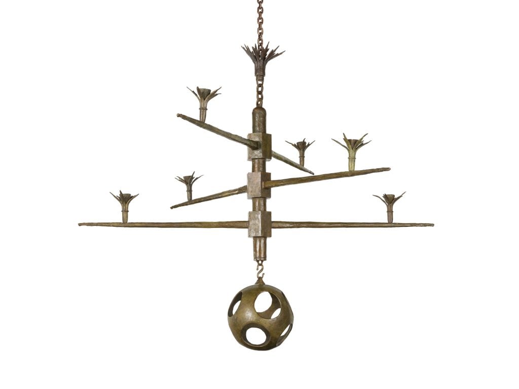 Alberto Giacometti, <em>Chandelier for Peter Watson</em>. Photo courtesy of Christie's Images Ltd. 2023.