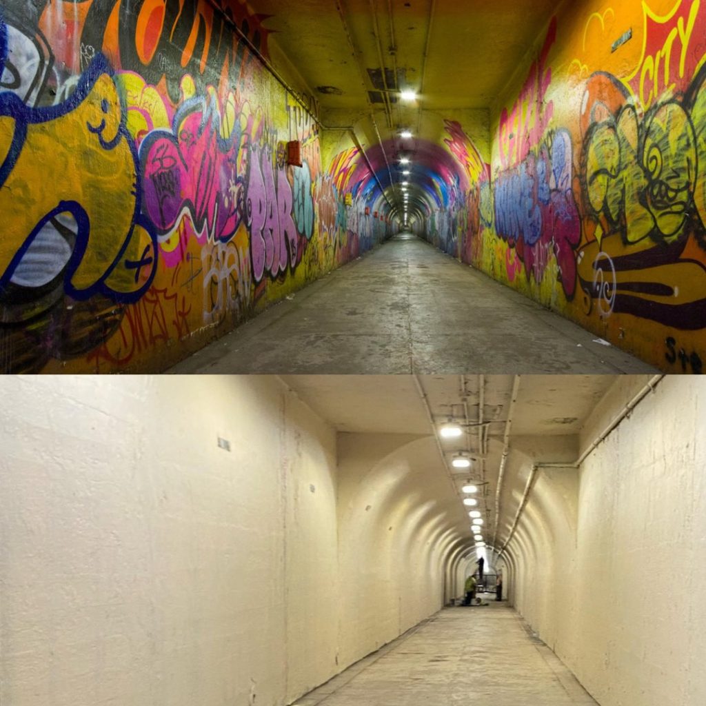 New York Metropolis Is Below Hearth for Whitewashing a Tunnel Famed for Its Show of Historic Graffiti Artwork
