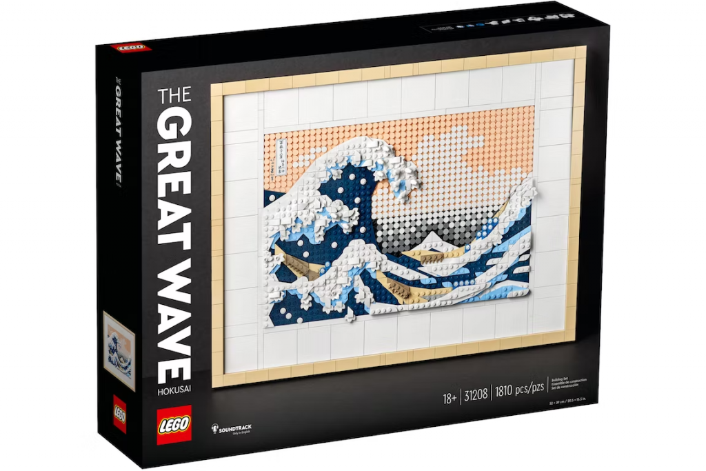 Lego, Hokusai – The Great Wave Set. Courtesy of StockX.