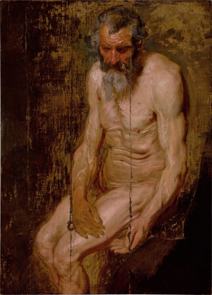 Anthony van Dyck, A Study for Saint Jerome (1615–18). Photo courtesy of Sotheby's.