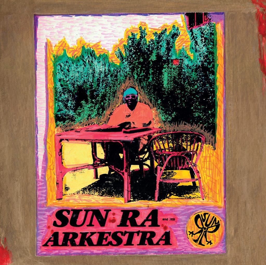 A handmade Sun Ra album cover, from Sun Ra: Art on Saturn. Photo: Courtesy of Fantagraphics.