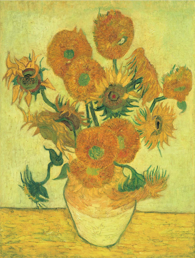 Vincent van Gogh, Sunflowers (1988). Courtesy of the Sompo Museum of Art.