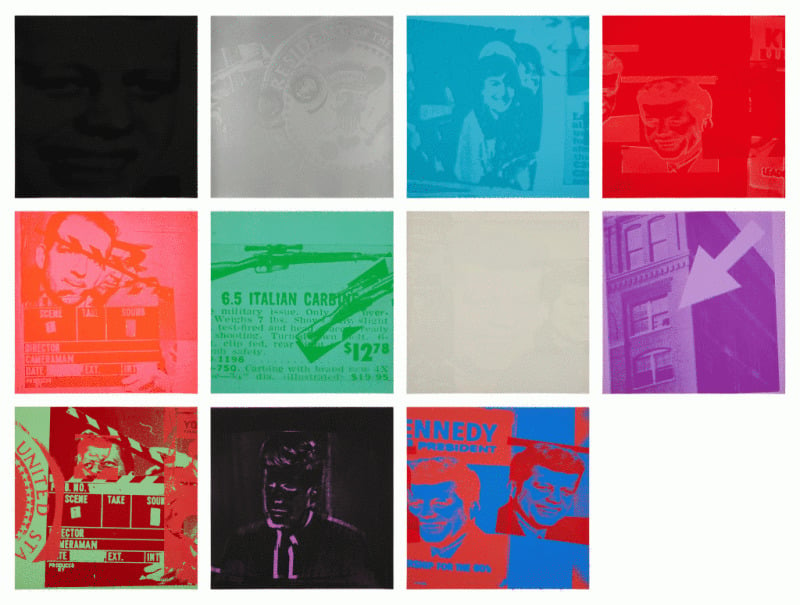 Andy Warhol, Flash - November 22, 1963 (complete set of 11 works) (1968). Est. $100,000-$150,000.