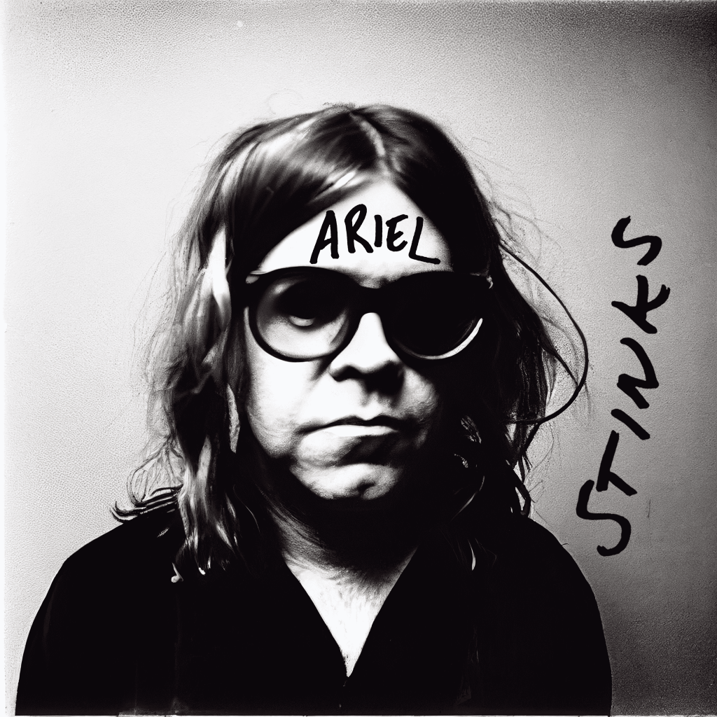 Ariel Diane Arbus Vibe, from the series “Ariel Stinks (50 Alternative Album Covers to Thrash and Burn).” Photo: Jill Miller.
