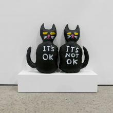 David Shrigley, Cat (It's OK, It's Not OK) (2012). Courtesy of the artist and Anton Kern Gallery.
