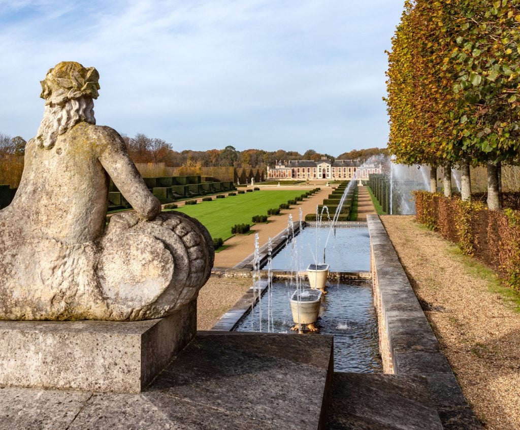 The gardens of Château du Champ-de-Bataille. Courtesy of Sotheby's Paris.