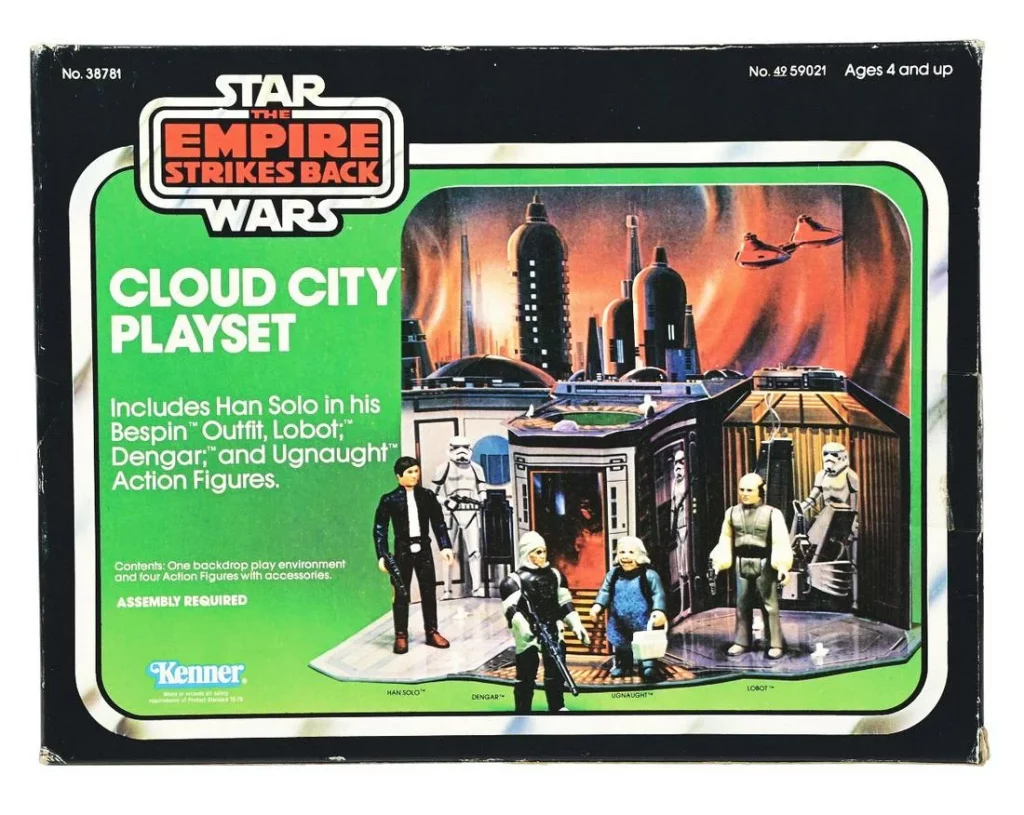 Star Wars: The Empire Strikes Back Cloud City Playset, part of the Morphy Find. Photo: Live Auctioneers.