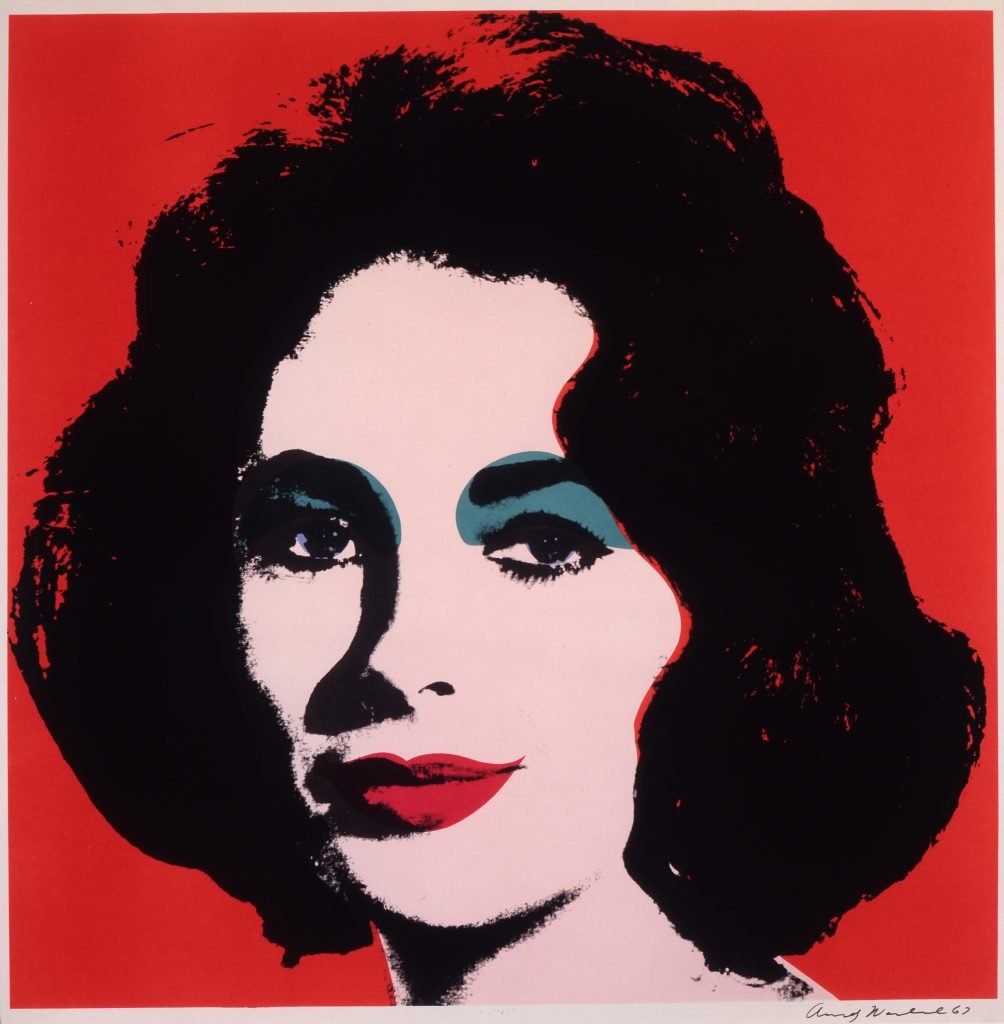 Andy Warhol, Liz (1964). The Andy Warhol Museum, Pittsburgh; Founding Collection, Contribution The Andy Warhol Foundation for the Visual Arts, Inc. 1998.1.2374 © 2023 The Andy Warhol Foundation for the Visual Arts, Inc. / Licensed by DACS, London.