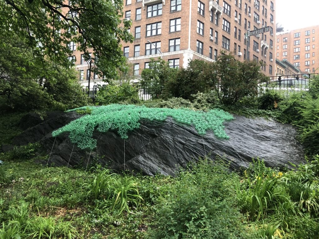 Installation view of Jean Shin, Invasives (2020). Photo: Karin Bravin. Courtesy of BravinLee Programs, New York.