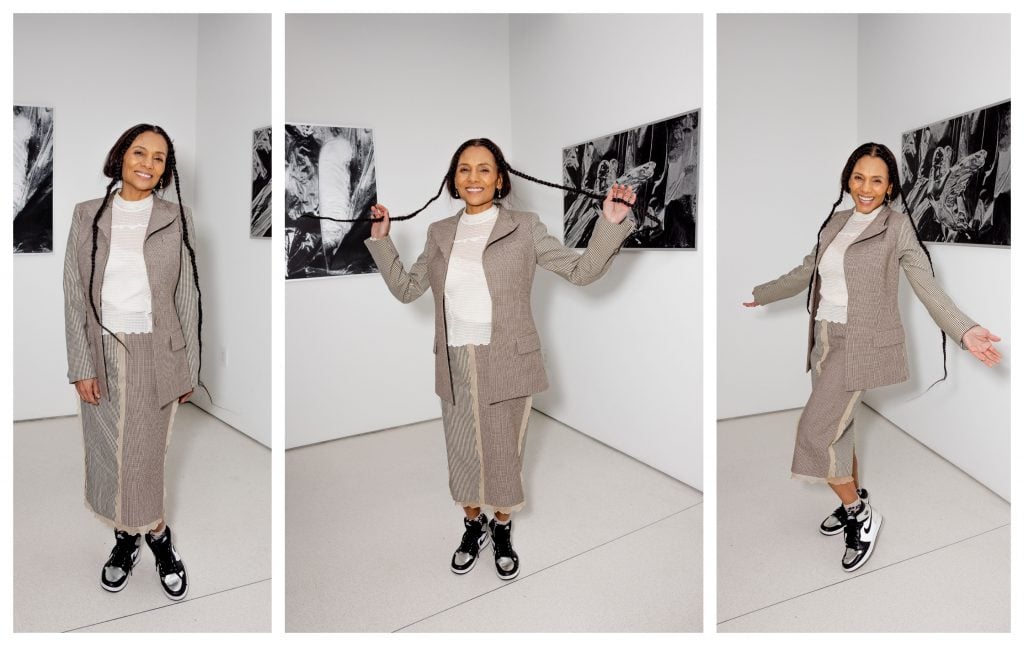 Ming Smith and her renditions of the Cadillac goddess. Photos: Lexus Gallegos. 