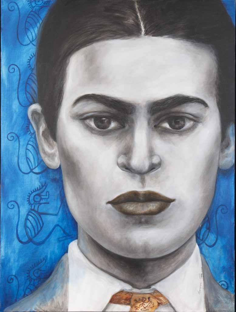Esperanza Gama, Untitled (Portrait of Frida Kahlo), 2002. Collection of the Blanton Museum of Art, the University of Texas at Austin, Gilberto Cárdenas Collection, Museum Acquisition Fund, 2022.