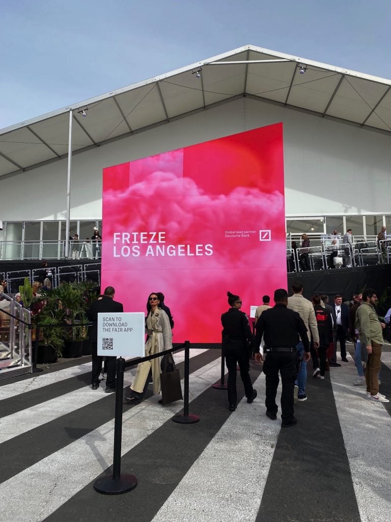 Preview day at Frieze Los Angeles 2023. Photo by Eileen Kinsella