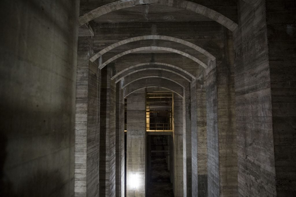 The undercroft of the Lincoln Memorial in Washington, D.C. Photo by Drew Angerer/Getty Images.