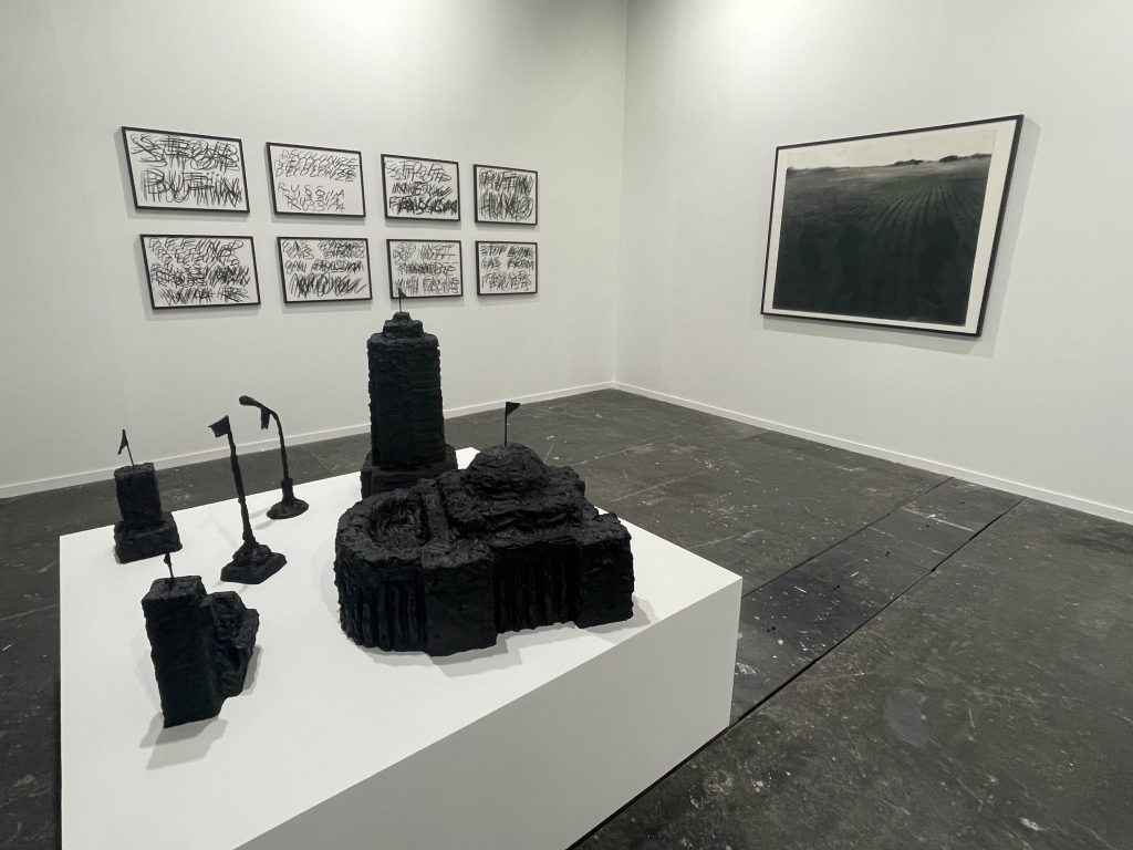 Installation view of Ukrainian gallery Voloshyn at ARCO Madrid 2023. Photo: Vivienne Chow. 