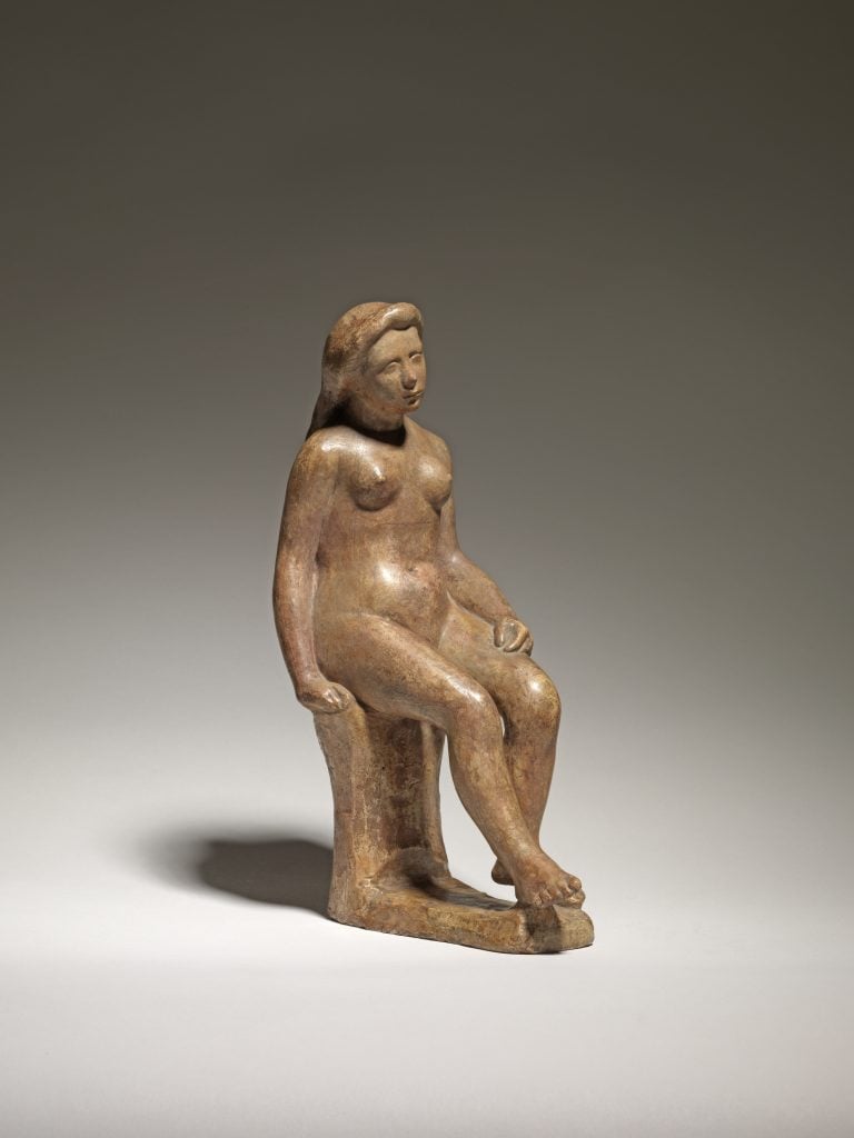 Aristide Maillol, Young Seted Woman, "Renoir's Bather" (ca. 1906)