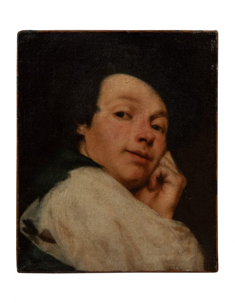 Attributed to Giovanni Battista Piazzetta, Portrait of a gentleman, traditionally identified as Portrait of the Artist (n.d.) Estimate: £8,000–£10,000. Courtesy of Sloane Street Auctions.