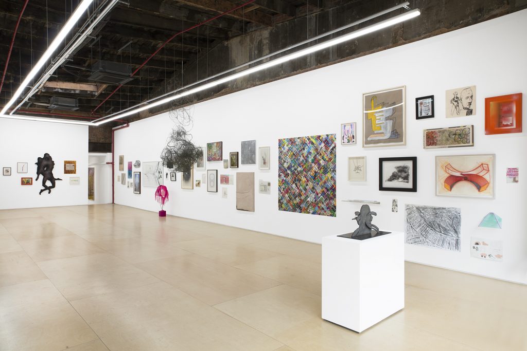 Installation view of "Drawings by Sculptors" at Helena Anrather gallery. Courtesy of Helena Anrather.
