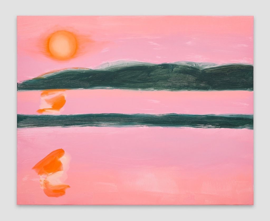 Nicole Wittenberg <em>Sunset 36</em> (2023) is slated for amfAR's charity auction in Palm Beach on March 11. Courtesy of the artist; the Journal Gallery, New York; and Acquavella Galleries, New York and Palm Beach.