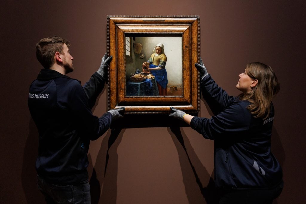 Installation exhibition Vermeer. Photo Rijksmuseum/Kelly Schenk