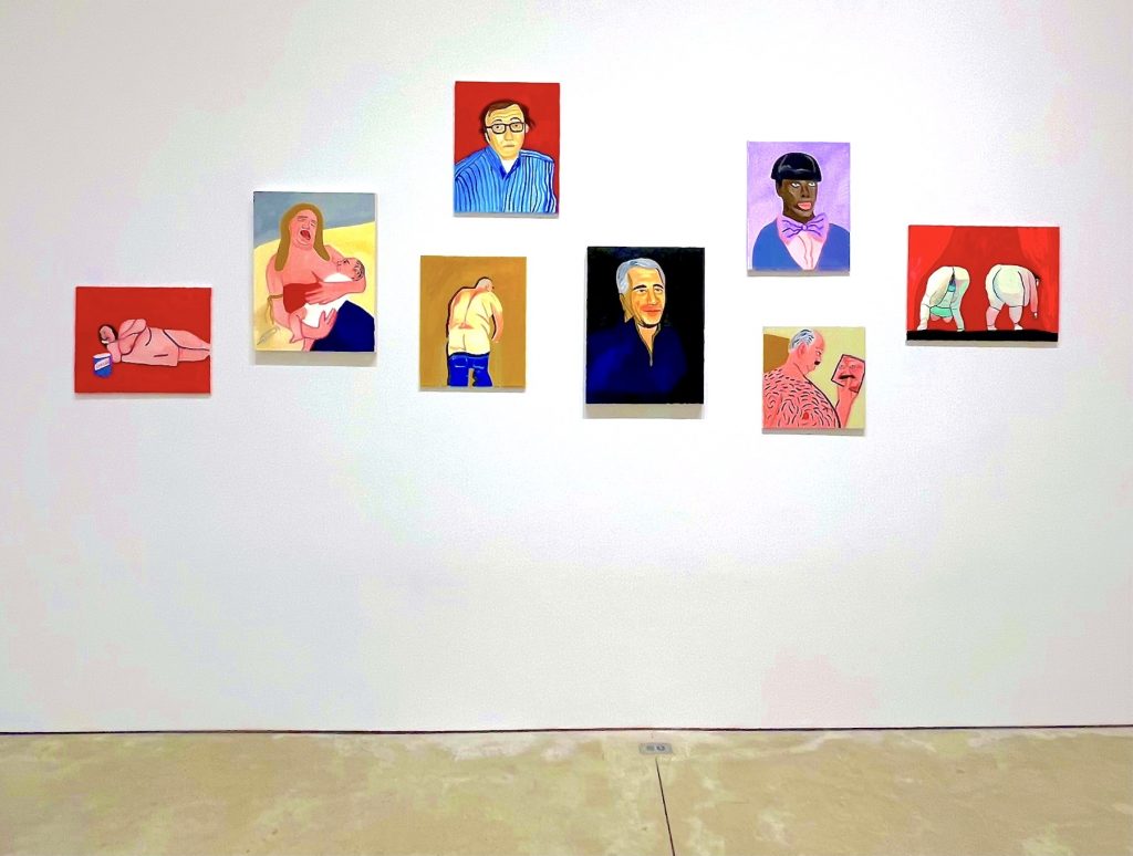 Installation view of CumWizard69420, "The Americans" at Cheim & Read