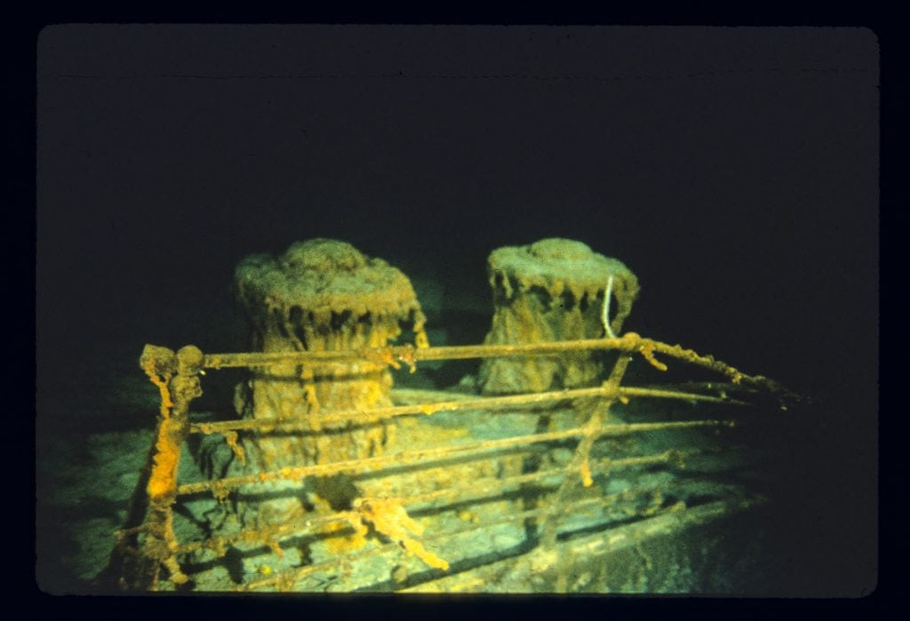 Never-before-seen footage of the Titanic nearly 12,500 feet below the ocean  released