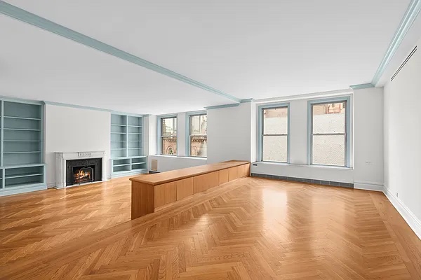 Interior view of Joan Didion's apartment for sale. Courtesy of Sothebys International Realty.