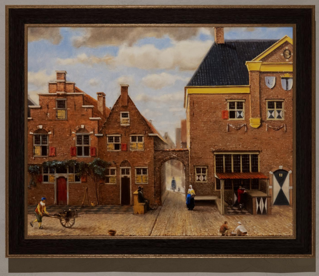 A "Second Little Street" by Titus Meeuws from <em>The New Vermeer</eM>. Courtesy of Omroep MAX.