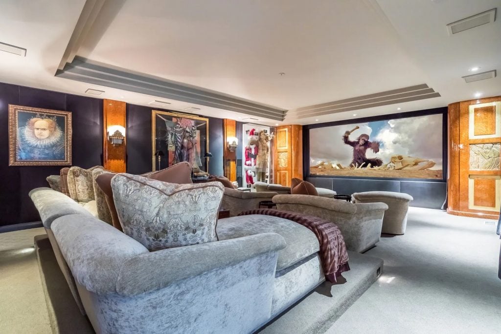 Details from Jim Carrey's Los Angeles home, now on the market for $28.9 million. Photo by Daniel Dahler, courtesy of Sotheby's International Realty.