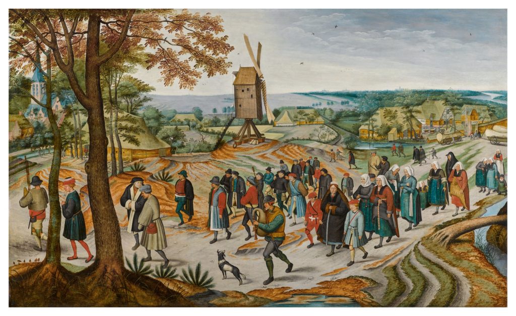 Pieter Brueghel the Younger, <I>The Wedding Procession </I>(1630). Courtesy of Sotheby's.