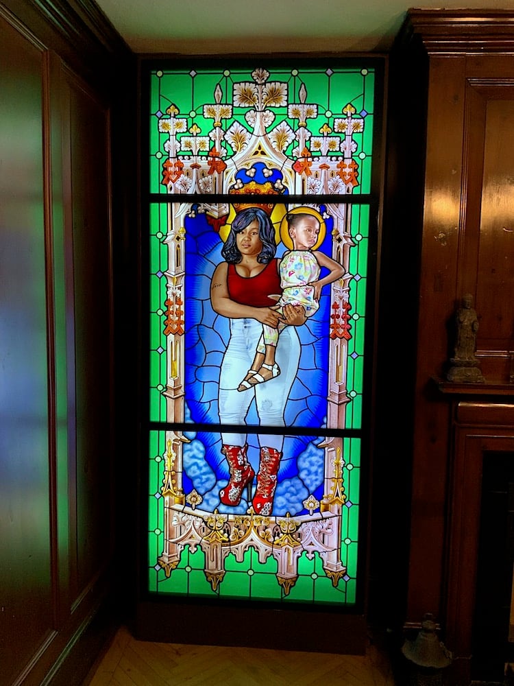 Kehinde Wiley, stained glass